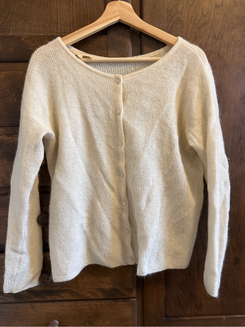 Sezane Gaspard Cardigan in Ecru